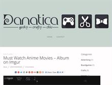 Tablet Screenshot of danatica.com